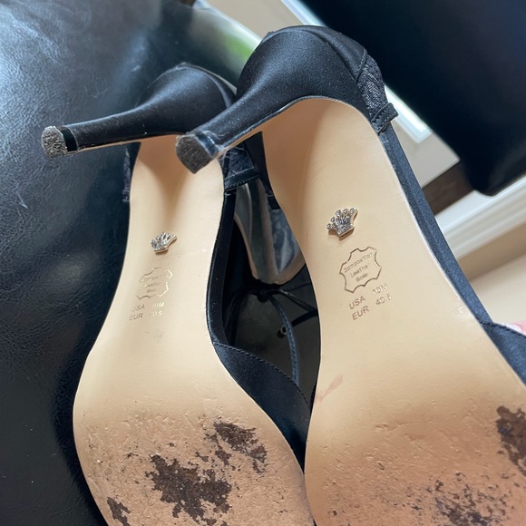 Nina Satin Pumps Size 10 - Picture 2 of 5